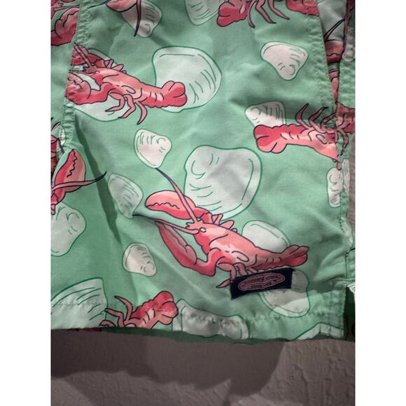 Vineyard Vines Boys Swim Trunks Lobsters Size 6 - Picture 3 of 4